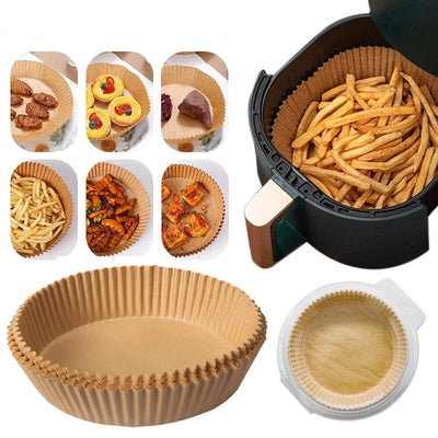 TidyFry™ - Non-Stick Air Fryer Liners (25+25 Free)