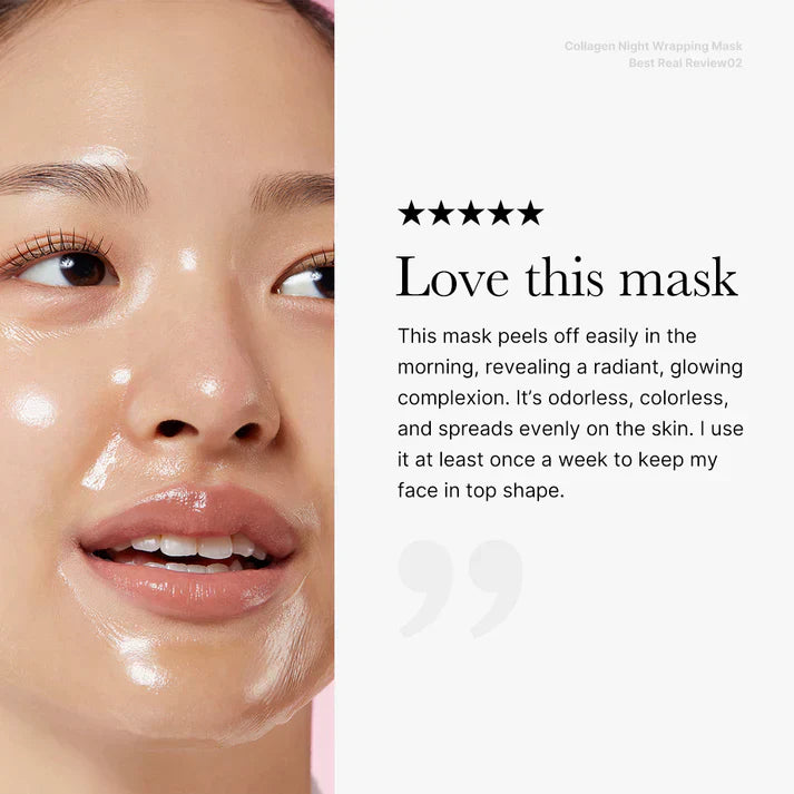 GlowLuxe™ - Collagen Night Mask + Free Brush (50% Off)