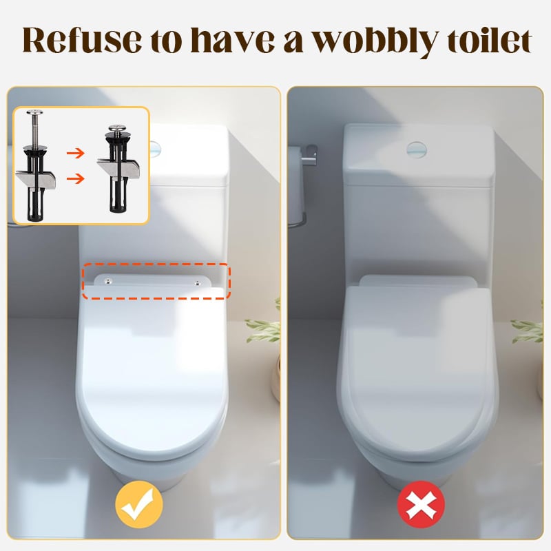 ToiLock™ – Heavy-Duty Toilet Seat Bolt (1+1 Free)