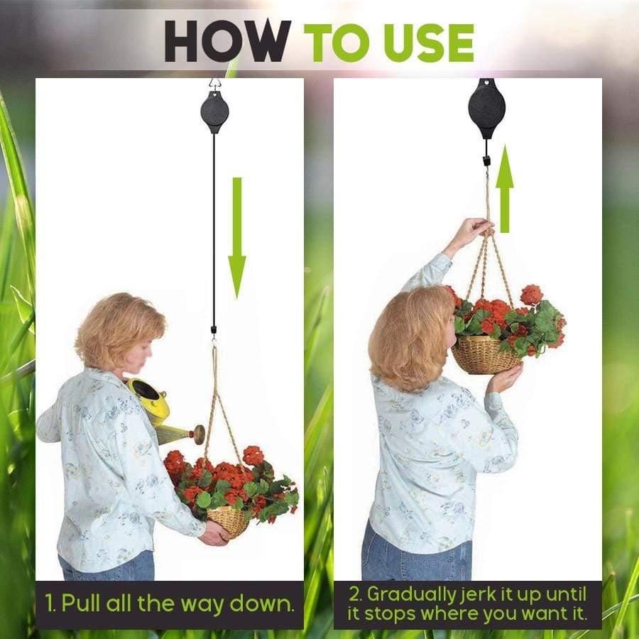 Upflora™ - Easy-Lift Pulley for Hanging Plants (1+1 Free)