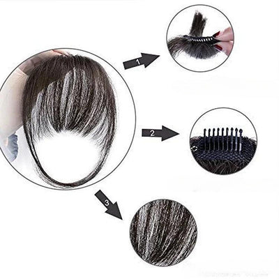 Klipp™ - Instant Clip-In Bangs for a New Look (50% Off)