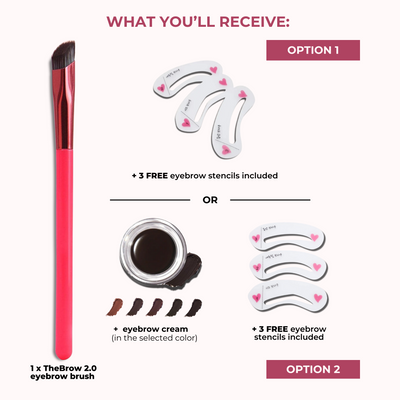 Browsic™ - 2.0 Precision Brow Brush + Free Stencils (50% Off)