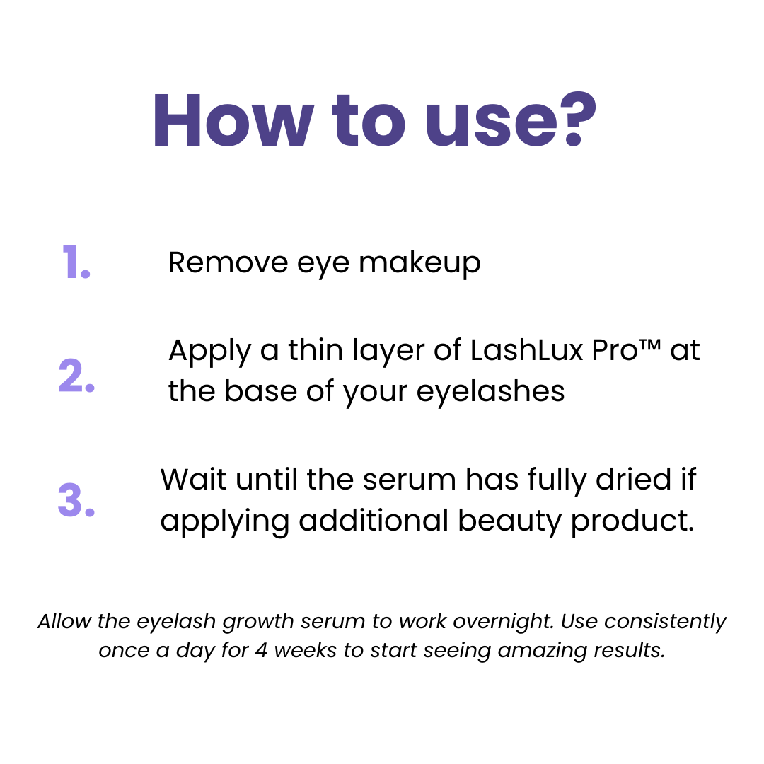 LashLux Pro™ - Lash Growth Serum (50% Off)